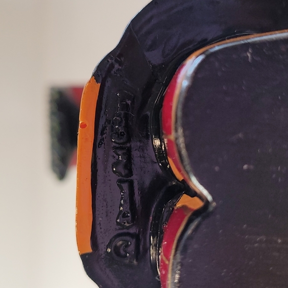 Chinese porcelain Enamel Emperor statue figure 6"-2.5" - Picture 9 of 9